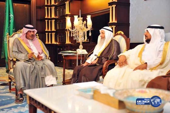 أمير منطقة الباحة يستقبل رئيس واعضاء جمعية البر بالمنطقة‎