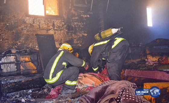 وفاة طفلين إثر حريق منزل في حائل