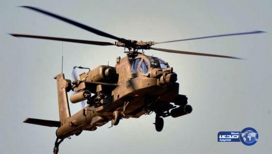 هبوط اضطراري لطائرة أباتشي في نجران