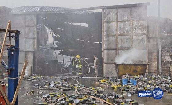 “مدني الرياض” يخمد حريقاً في معمل تكرير زيوت