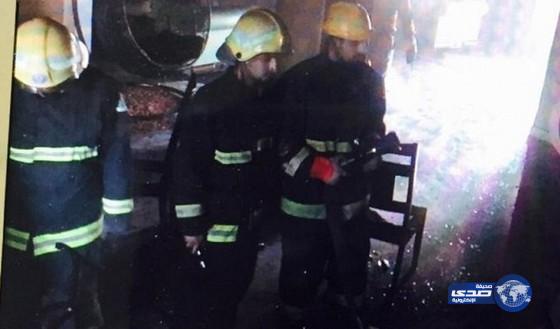 إنقاذ عائلة إثر احتراق منزلهم في عرعر