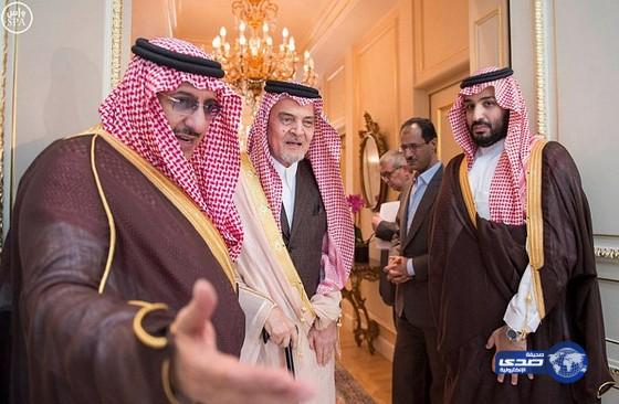 سعود الفيصل يستقبل ولي العهد وولي ولي العهد