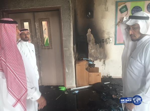 “مدني الجوف” يخمد حريقاً بمصلى مدرسة بنات بقارا