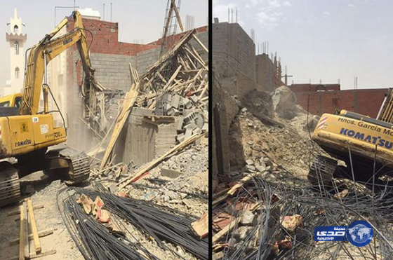 بلدية “الشوقية” تُزيل 5 عمارات مخالفة بمكة