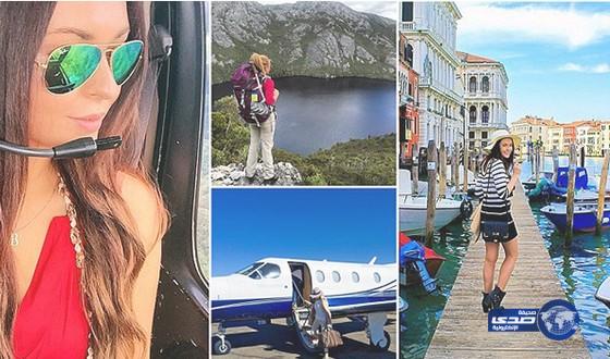 فتاة أسترالية تتخذ من السفر حول العالم مهنة لها