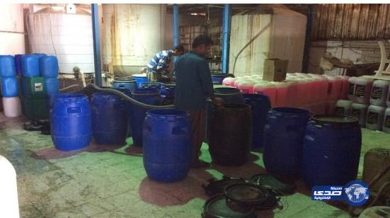 التجارة تغلق مصنعاً لإنتاج مواد التنظيف شرق الرياض