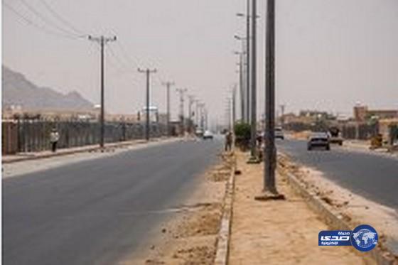 امانة نجران تواصل العمل بمشروع تاهيل وتطوير شارع الامير متعب بن عبدالعزيز‎
