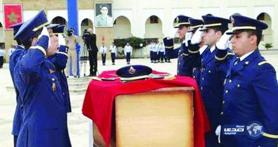تشييع جثمان الطيار المغربي ياسين بحتي
