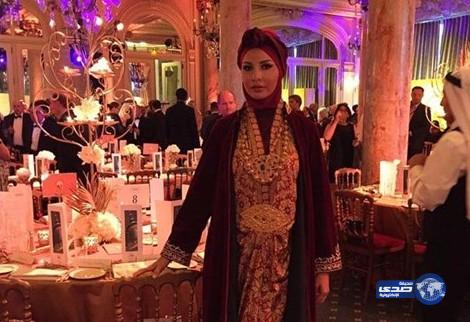 الفنانة لاميتا فرنجية تتخلى عن جرأتها وتظهر بالعباءة والحجاب