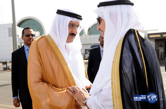 سمو الأمير منصور بن متعب يغادر السودان