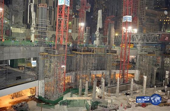 الانتهاء من أساسات مشروع توسعة الحرم المكي بنسبة 100%