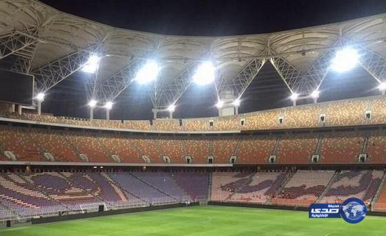 «تيفو» للملك سلمان في لقاء القمة بين النصر والهلال