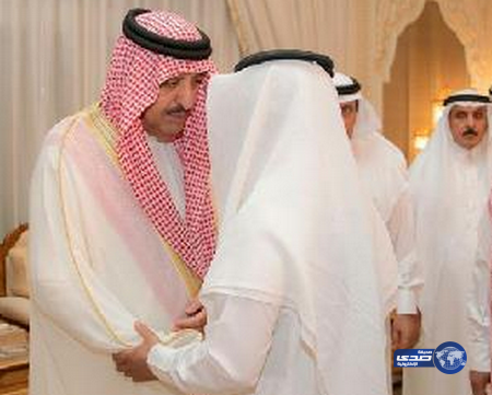 الأمير أحمد بن عبدالعزيز يستقبل المعزين في وفاة الأميرة جواهر بنت عبدالعزيز