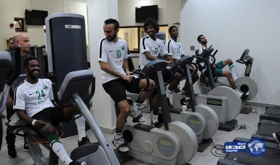 الأخضر يواصل تدريباته وانضمام لاعبي الهلال النصر للمعسكر