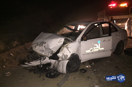 حادث سير في تقاطع قرى كساب بمحافظة ٲضم‎