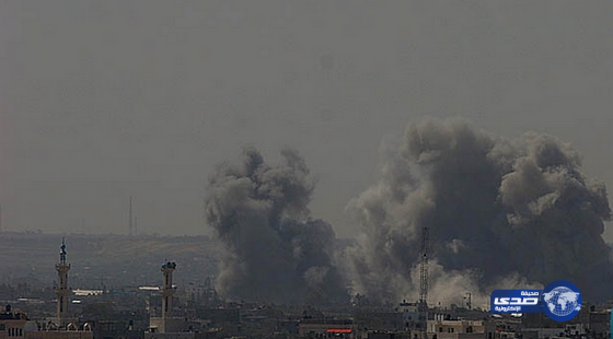 طائرات حربية صهيونية تقصف موقعا لكتائب القسام شمالي قطاع غزة