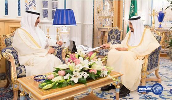 خادم الحرمين الشريفين يتسلم رسالة من سمو أمير دولة الكويت
