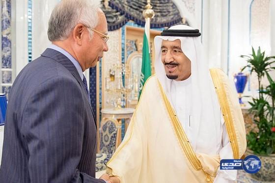 خادم الحرمين يستقبل رئيس وزراء ماليزيا