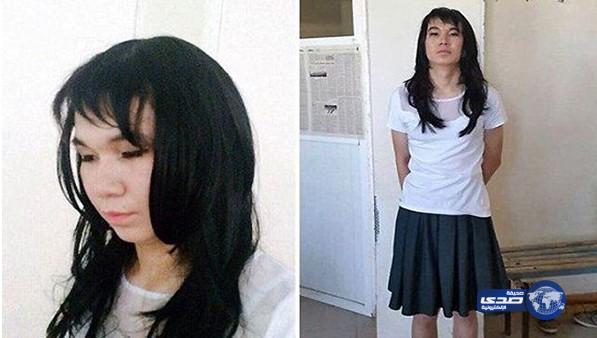 صيني يتنكر في ملابس حبيبته ليحضر امتحانا صعبا بدلا منها