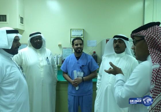 “آل شامي” وعد بدعم قسم مختبر مستشفى أضم بالكوادر والتجهيزات‎
