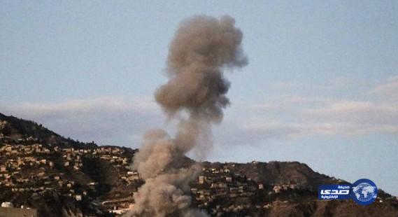 طيران التحالف يقصف مواقع للحوثيين في تعز