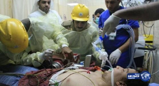 مدني مكة ينقذ عاملاً من مفرمة لحم