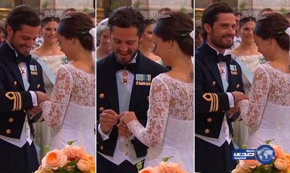 مراسم أسطورية ملكية لزواج أمير سويدي من عارضة أزياء