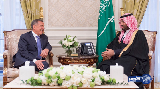 سمو ولي ولي العهد يلتقي القائم بأعمال رئيس جمهورية تاتارستان