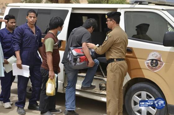 ضبط ٤٠٩٤ مخالفاً للإقامة والعمل بالقصيم‎