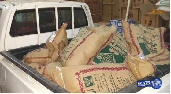 مصادرة 800 كيلو من الأرز الفاسد الجاهز للبيع بالقوز