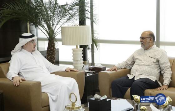 وزير العمل يستقبل السفير السريلانكي‎