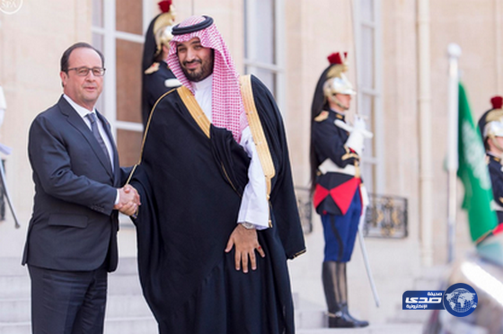 سمو ولي ولي العهد يبعث برقية شكر لرئيس جمهورية فرنسا