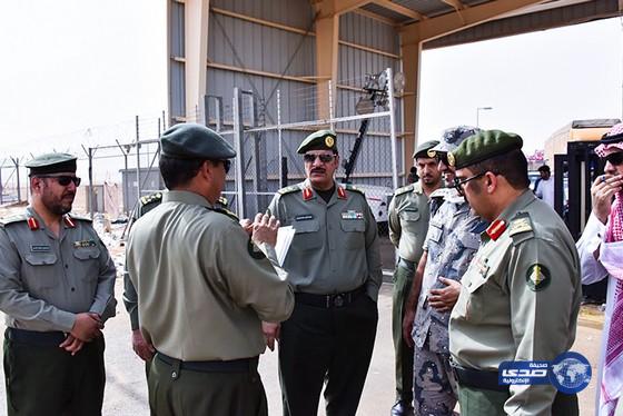 اللواء الحويفي يتفقد منفذ الوديعة بمنطقة نجران‎