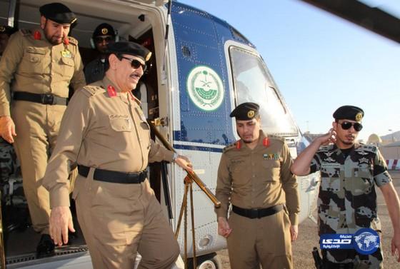 بالصور:مدير الامن العام يطمئن على تنفيذ الخطط والحالة الامنية للمعتمرين والزوار‎
