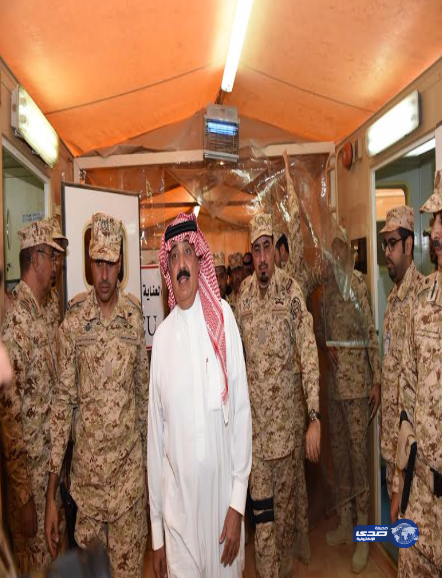“متعب بن عبدالله” يزور بواسل “الحرس” بالحد الجنوبي فجرا‎