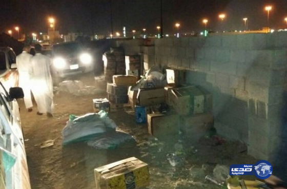 ضبط حمولة 5 سيارات خضار تالفة في مكة