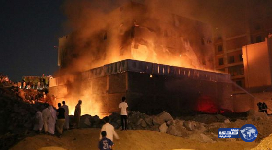 مصرع أربعة وإصابة ثلاثة أشخاص في حريق بمكة المكرمة