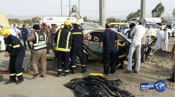 وفاة عائلة في حادث تصادم مروع بنجران