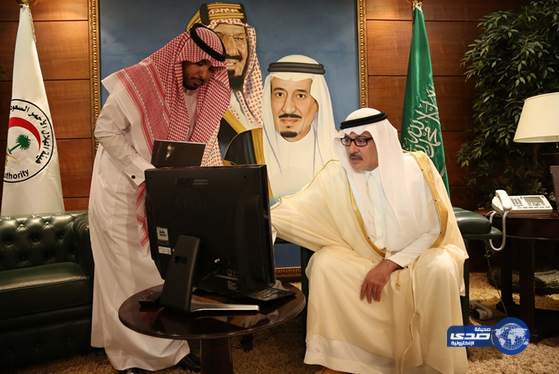 رئيس الهلال الأحمر يدشن موقع خادم الحرمين الشريفين الملك عبدالله رحمة الله‎