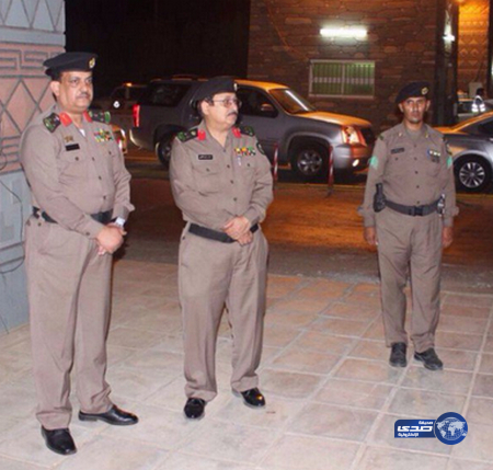 مدير شرطة الباحة يتفقد المراكز الأمنية