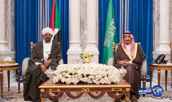 خادم الحرمين الشريفين يستقبل الرئيس السوداني