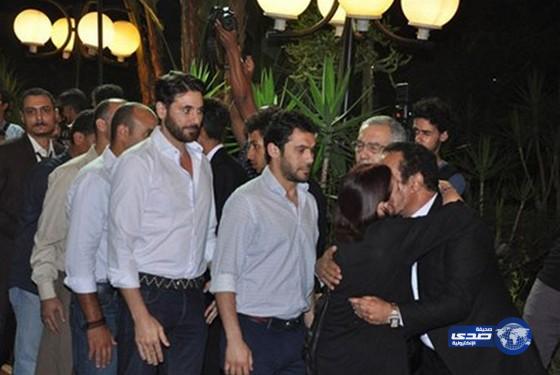 أول ظهور لأحمد عز بعد إثبات نسب توأم زينة إليه