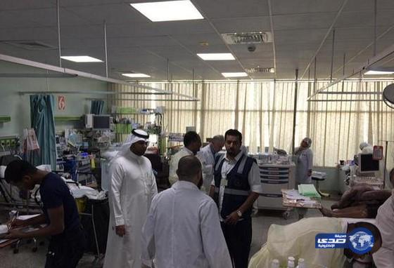 إصابة 50 شخصاً في حادث انقلاب على طريق الرياض – القصيم