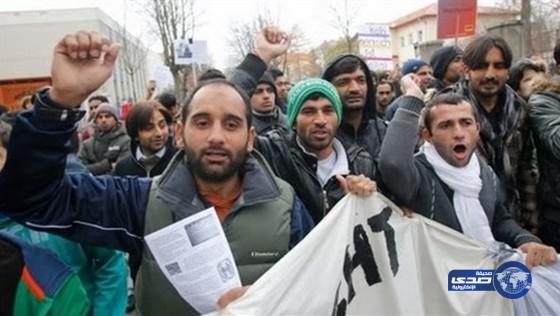 لاجئون بالنمسا يتظاهرون احتجاجًا على سوء أوضاعهم