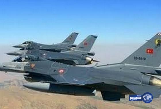 طائرات حربية تركية تقصف مواقع لتنظيم داعش الإرهابي في سوريا