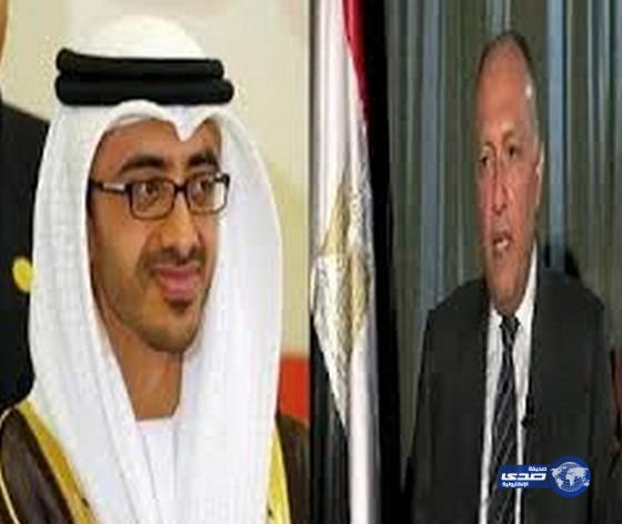 مصر والإمارات تؤكدان على متانة العلاقات ووحدة الأهداف بين البلدين