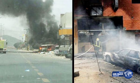 سقوط مقذوفات عسكرية على محلات تجارية بنجران