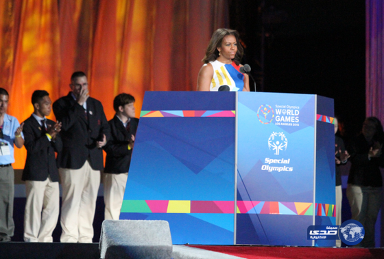 ميشيل أوباما تفتتح الحدث الرياضي الإنساني الأضخم