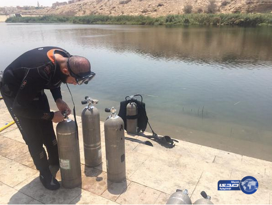 بالصور.. الآن مدني الرياض يباشر حادثة غرق في وادي نمار