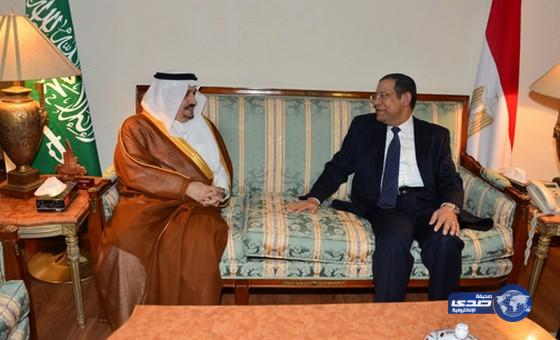 أمير الرياض يشرف حفل السفارة المصرية